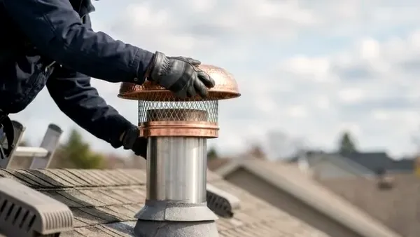 Metal flue cap replacement